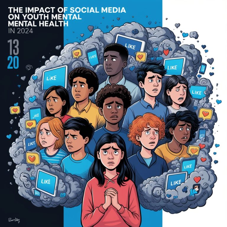 The Impact of Social Media on Youth Mental Health in 2024